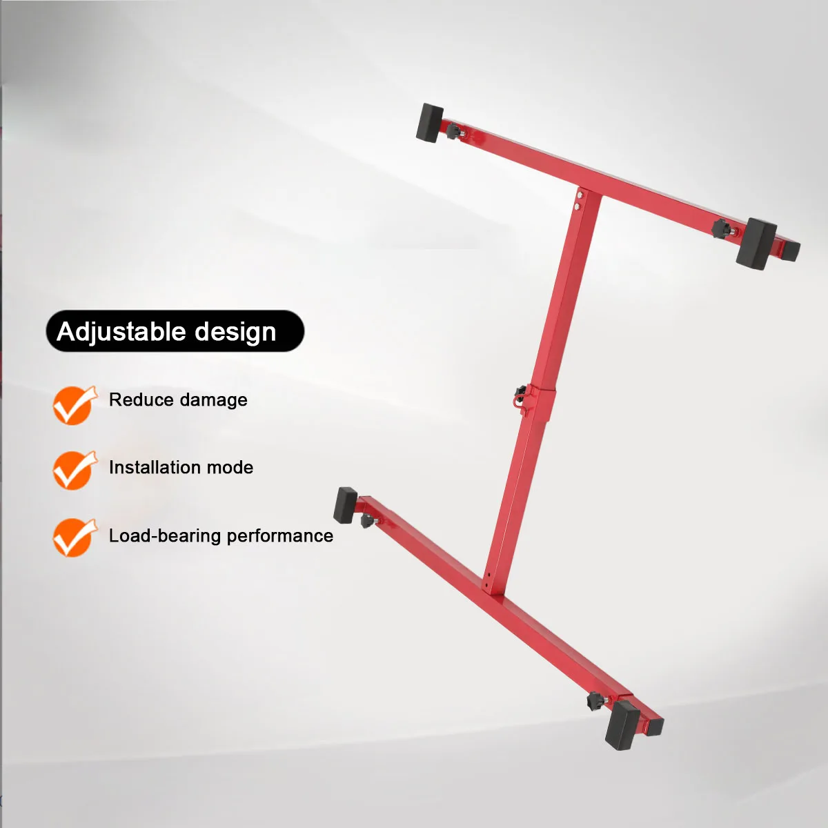 Регулируемый подъемник для грузовика, универсальный, сталь с красным порошковым покрытием, емкость 800 фунтов, НОВИНКА