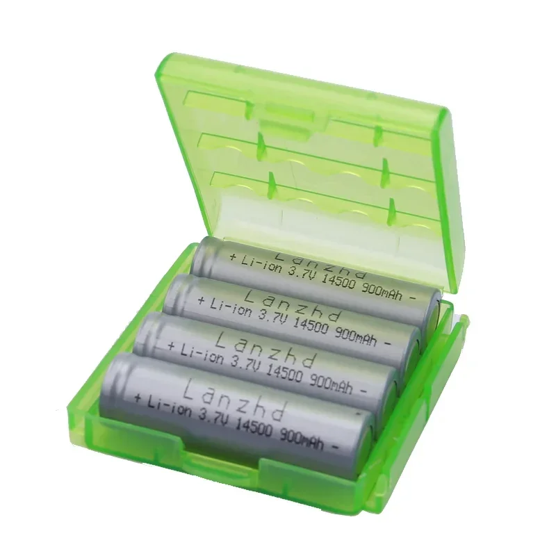 1-24pcs 14500 900mAh 3.7V Li-ion Rechargeable Batteries AA Battery Lithium Cell for Led Flashlight Headlamps Torch Mouse