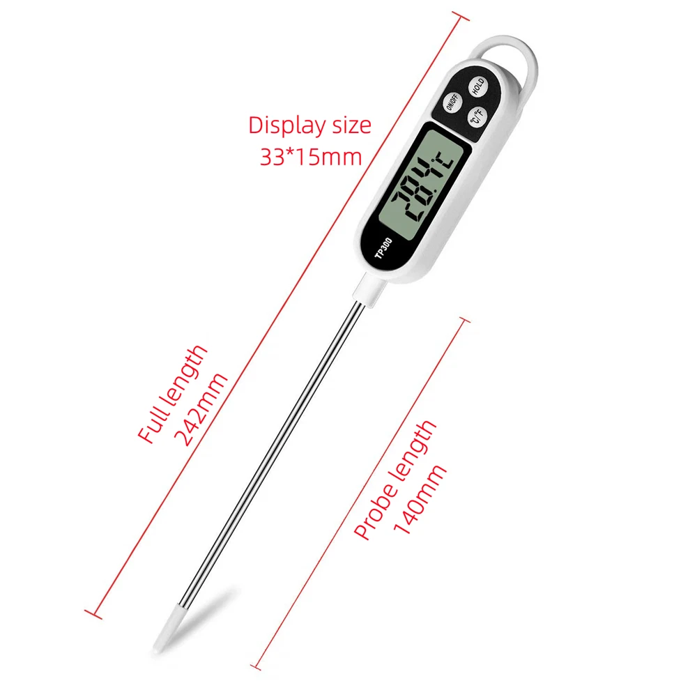 Food Thermometer TP300 Digital Kitchen Thermometer For Meat Cooking Food Probe BBQ Electronic Oven Kitchen Tools