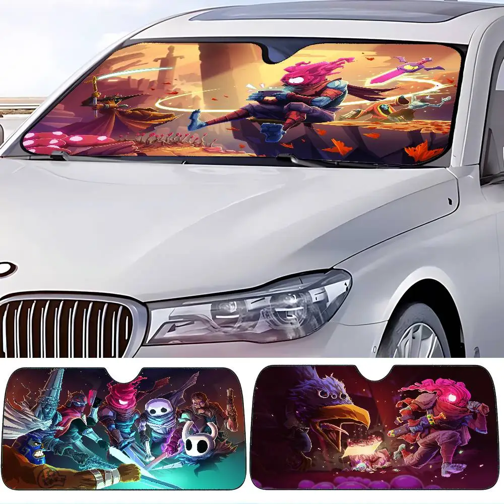 لعبة D-الخلايا الميتة مظلة السيارات الستائر سيارة الشمس الظل الزجاج الأمامي طوي لطيف مضحك ظلة لسيارة شاحنة SUV كتل