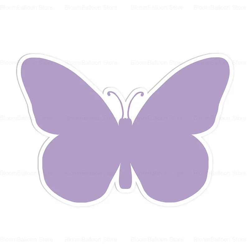 12/18/24/36inch Butterfly Kt Board Birthday Decoration Pink Yellow