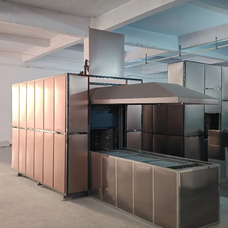 Customized Funeral Equipment, Intelligent Ash Sorting Cremator with 10-12L Fuel Consumption Per Body Processed