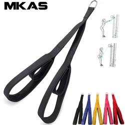 Accesorio de Cable de cuerda de Tricep, equipo de gimnasio, cuerda de tirar hacia abajo para abdominales, facetas para Gimnasio Profesional