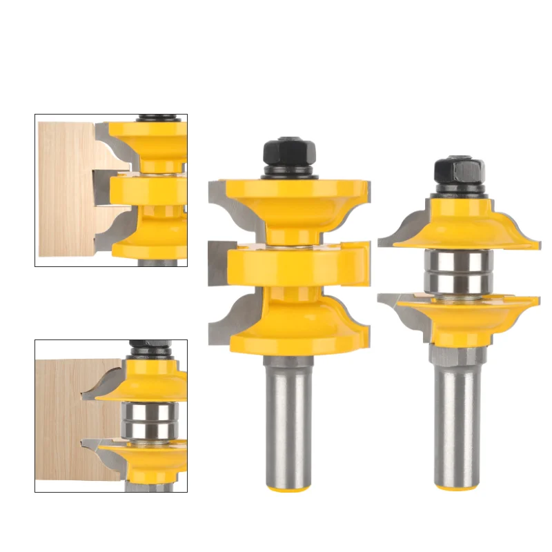 Entry Interior Tenon Door  Cutter Series Router Bit Wood Cutters Woodworking Milling Cutter For Wood Bit Face Mill