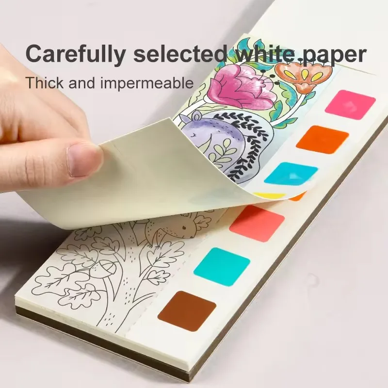 Mideer Kinder Wasser Malbuch Zeichnung Licht Aquarell Malerei Graffiti Kunst und Handwerk Kinder 3 Jahre +