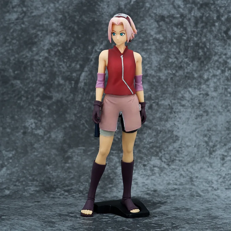 Naruto-Figur, Anime, Shippuden, Haruno Sakura, Actionfigur, stehende Position, Sammlung, Spielzeug für Weihnachtsgeschenk, 27 cm