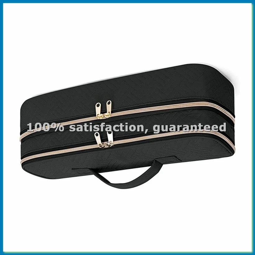 

Чехол-органайзер для фена/стайлера/воздуходувки для укладки волос, термочехол для инструментов парикмахера с разделителями - AT35