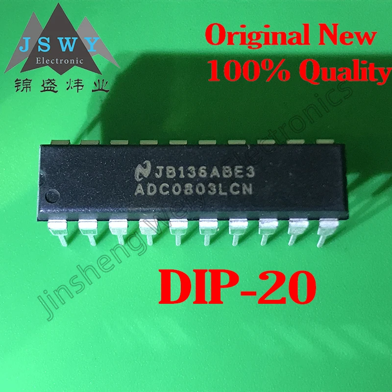 

(3/10pieces) ADC0803LCN ADC0803 DIP20 Original Brand New 8-bit Compatible A/D Converter Chip Electronics Spot