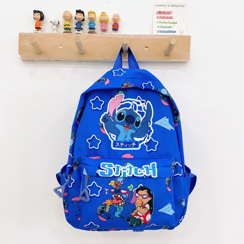 

Disney's mickey mouse New Stitch Backpack Cartoon Bag Kindergarten Schoolbag Fashion Boys and Girls Light Backpack handbag