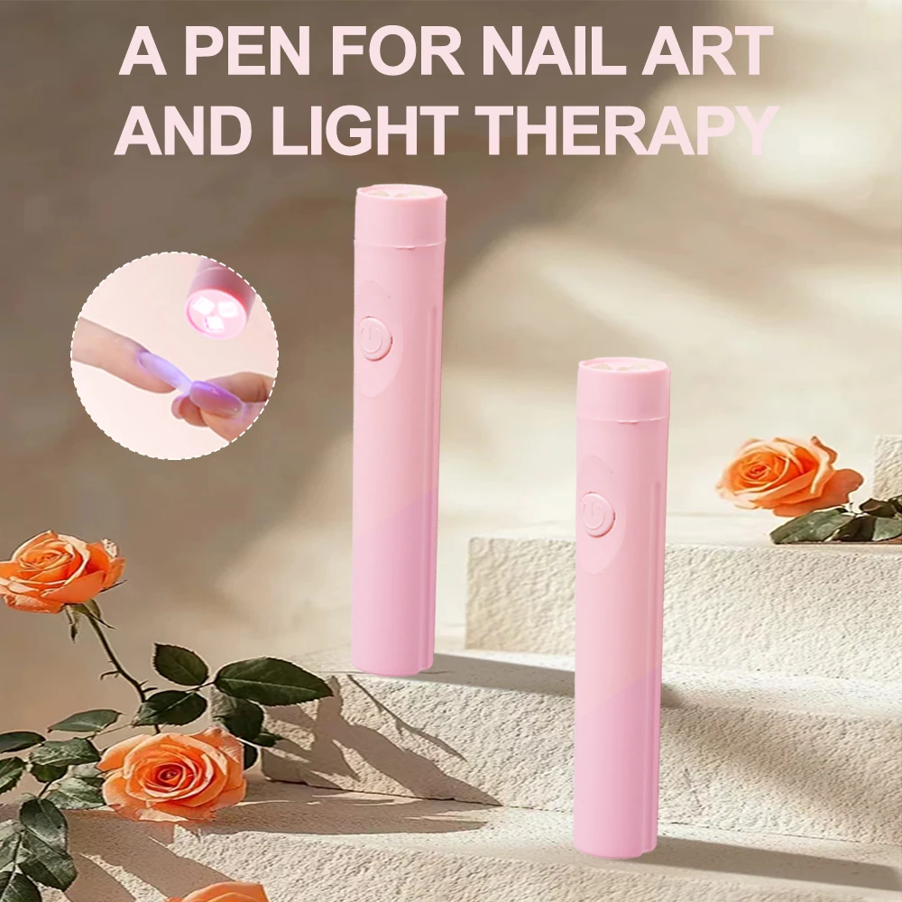 แบบพกพาเล็บแห้งสะดวกมือถือ UV LED โคมไฟ MINI สําหรับเล็บเจล Quick Dryer ชาร์จเล็บ UV Light Salon
