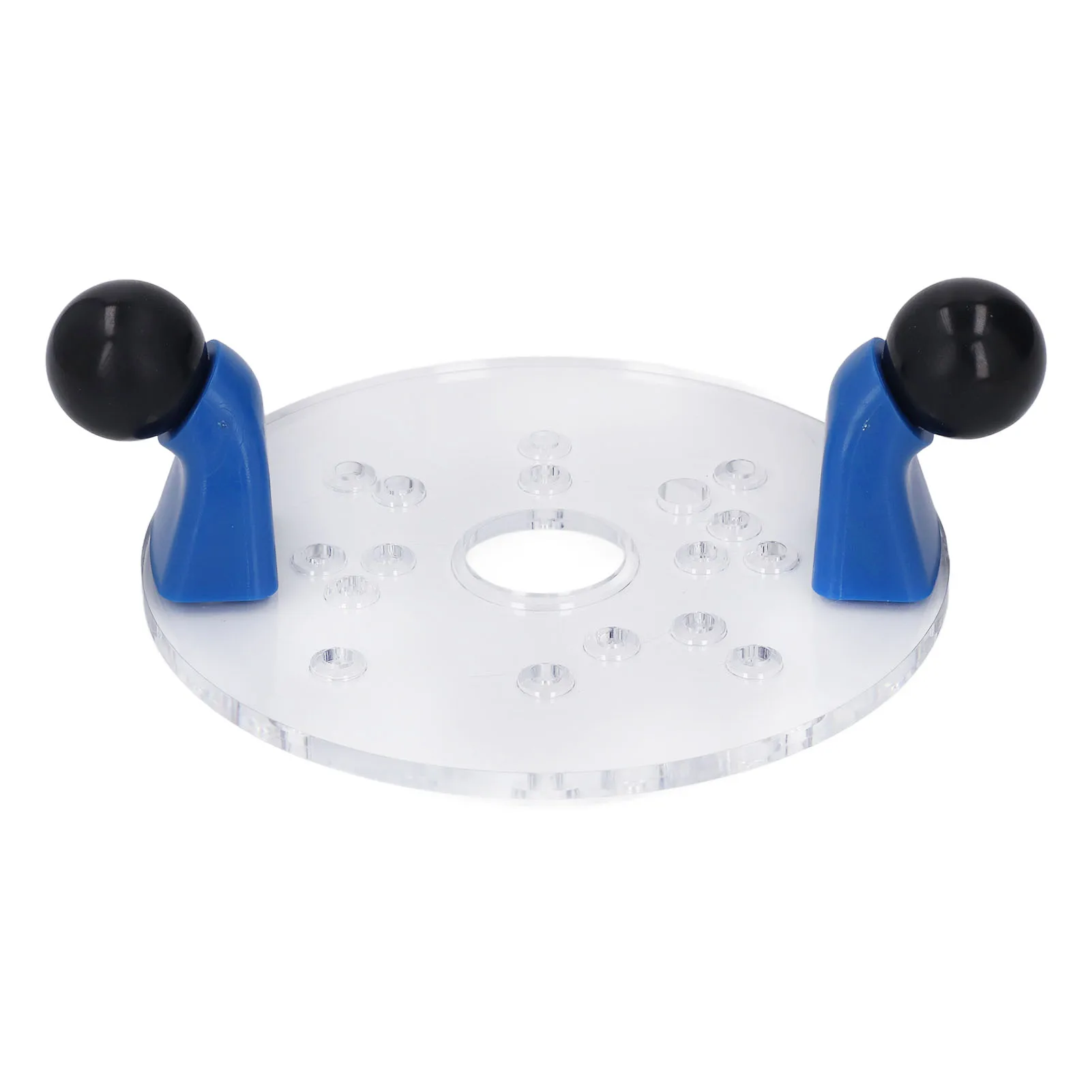 Router Base Plate for Table Trim Portable Clear PVC with Predrilled Holes Shank Round  Trim Router Base Plate