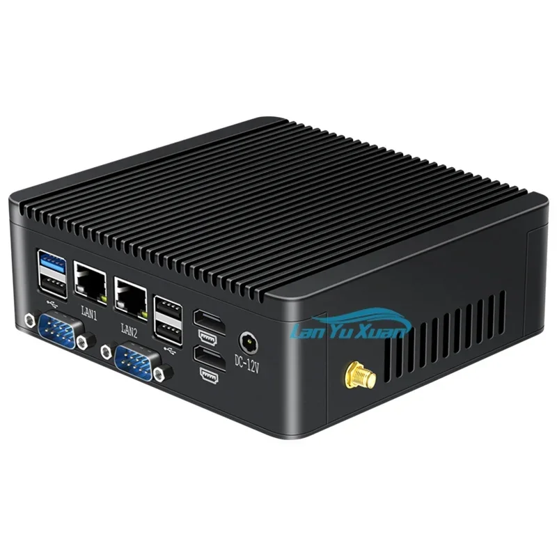 كمبيوتر صغير رخيص الثمن بدون مروحة J4125 كمبيوتر جيب متين واي فاي مع لوحة متوازية تسلسلية للحافلة لنظام التشغيل Windows11 #4