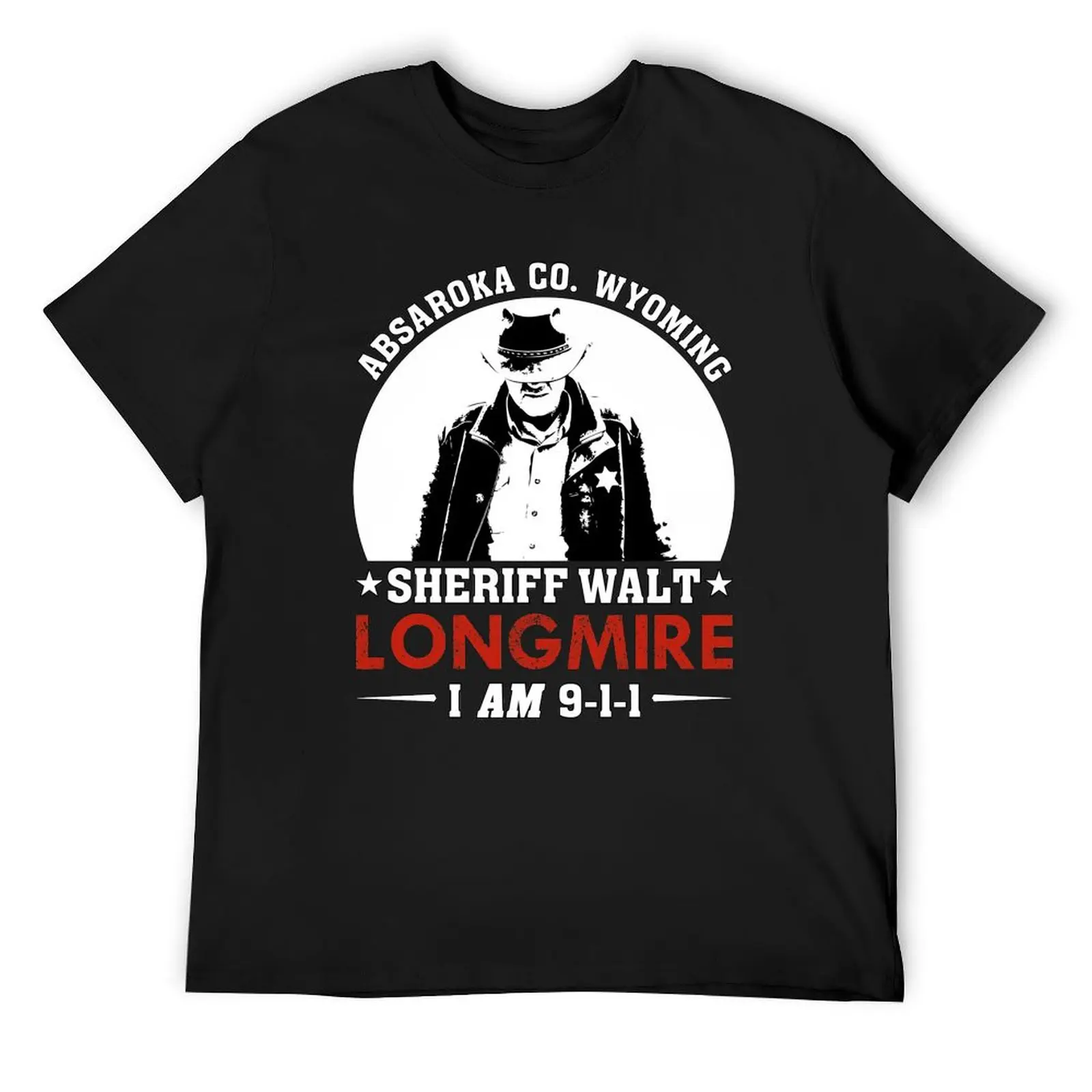 

Sheriff Walt Longmire - Absaroka County Wyoming T-Shirt custom shirt cheap stuff sports fans shirts men graphic