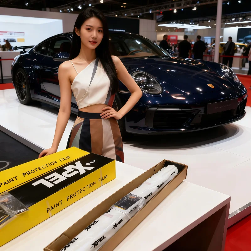 

U.S.A 9.5Mil XPEL TPU PPF High Gloss Transparency Automotive Paint Protection Film Self Cleaning Easy Install Paint Defense