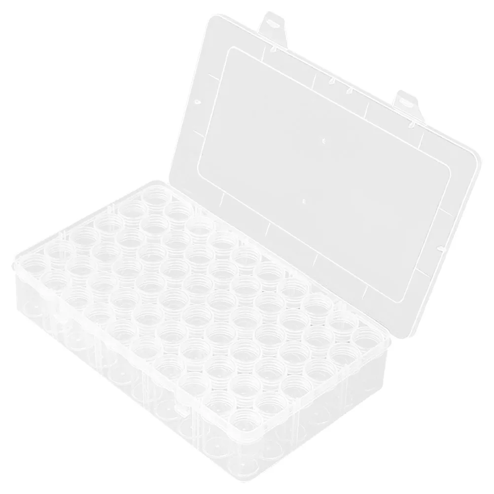 

1 Set Clear Small Bead Organizer Storage Box Hardware Jewelry Earrings Components Holder Craft Grid Container Reusable Desktop