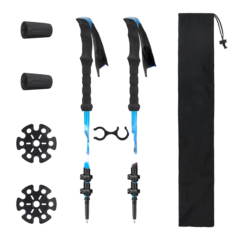 

1pcs/set Trekking Poles Walking Poles 7075 Trekking Stick Alpenstock Walking Stick For Tourism