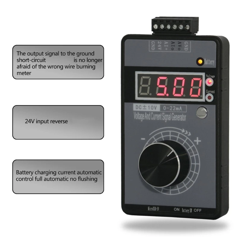 

Signal Generator Calibration Tool with High Precisions Output Easy Carry Signal Source Tester Plastic for Easy Portability KXRE