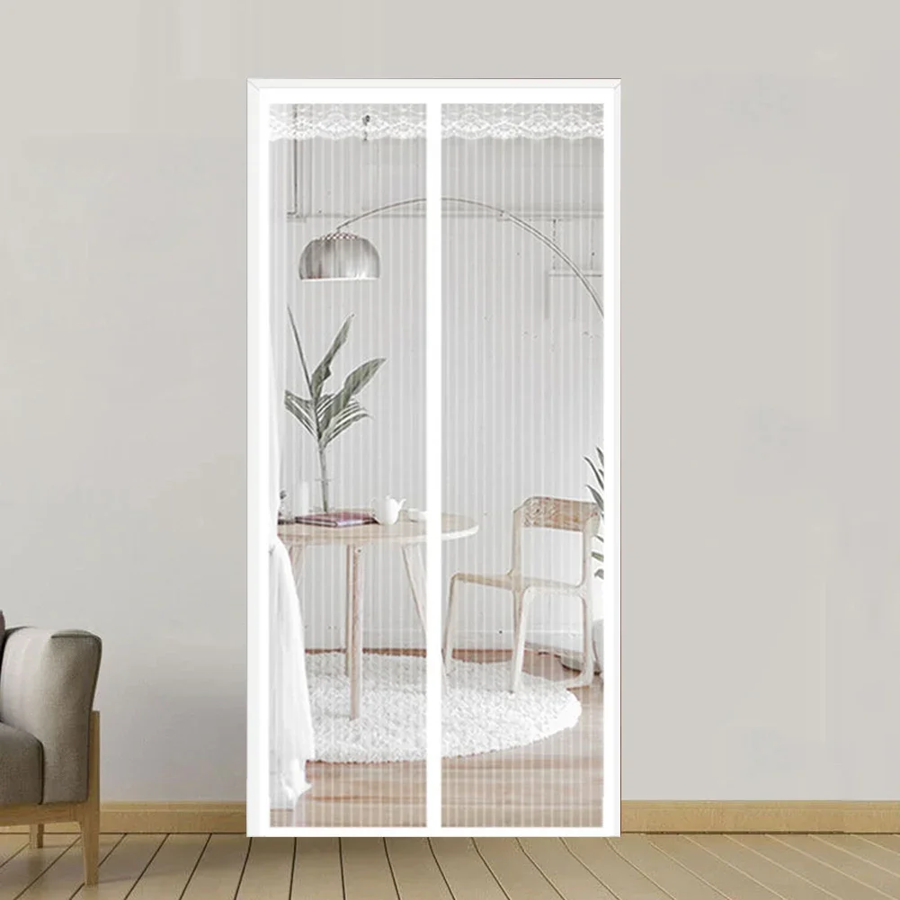 Magnetic Anti-Mosquito Net Pet and Kid Friendly Summer Mosquito Net Curtain Fly Screen Mesh Balcony Living Room