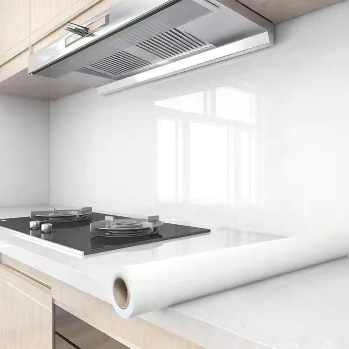 Marble Waterproof Wallpaper for Kitchen Cabinets Bathroom Decor Kitchen Foil Renovation Self Adhesive Oil Proof Stickers