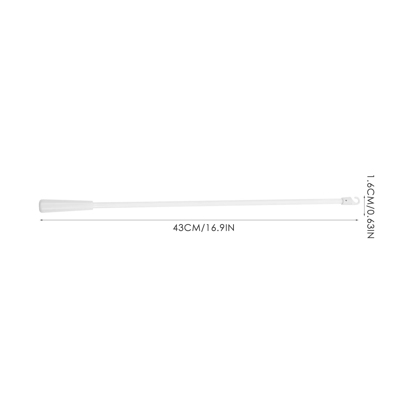 

Curtain Accessories 17 Inch Blind Stick for Pleated Curtains Tilt Rod Wand Lightweight Not Deform Suitable Various Occasions