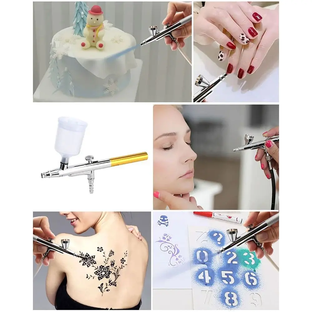 

Airless Air Gravity Model Spraying Torch 0.3mm HD-130 Mini Airbrush 2 Strokes Dual Action Feed Spray Torch