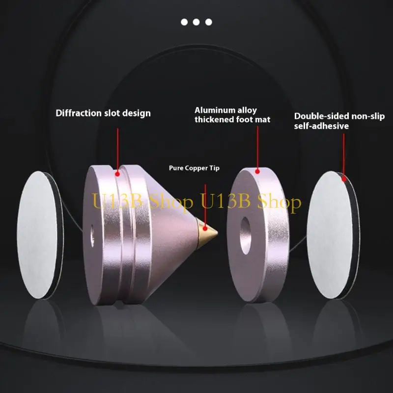 

U13B Shockproof Spiked Feet For Auditory Equipment Vibration Reduction In Music