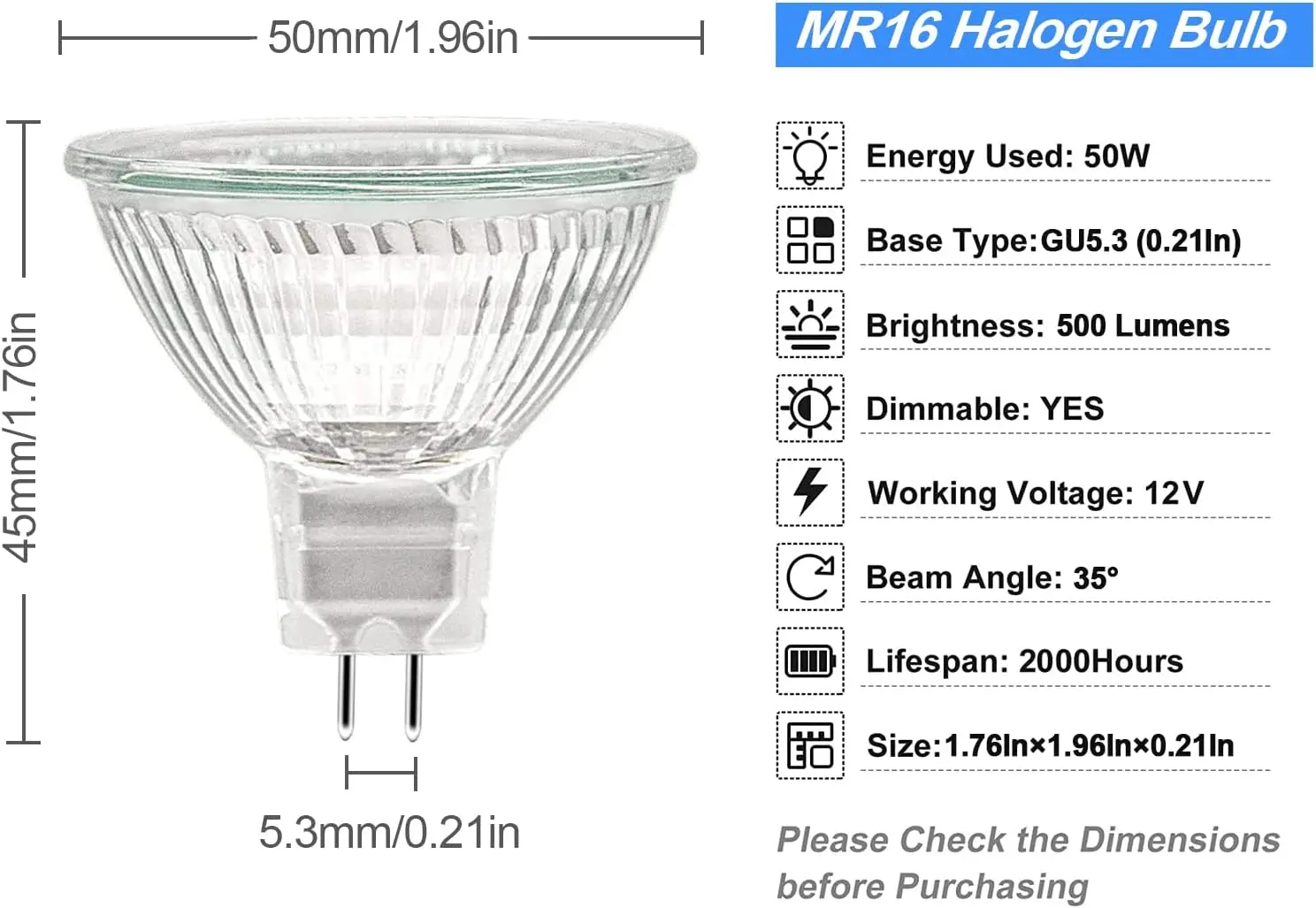 Reflector de bombillas halógenas MR16, foco de fibra óptica para montaje en techo, luz de paisaje de pista, 12V, 10W, 35W, 50W, 3 piezas