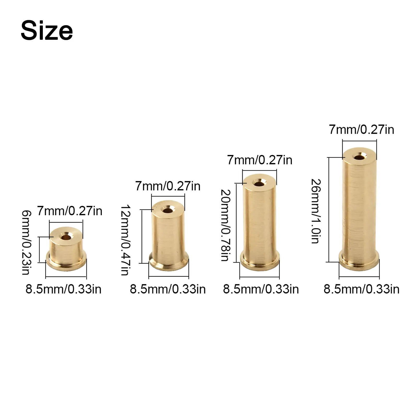 8PCS Golf Club Weight Heads for 0.33 Inch Club Heads with Steel Parts Compatibility for Swing Balance Adjustment
