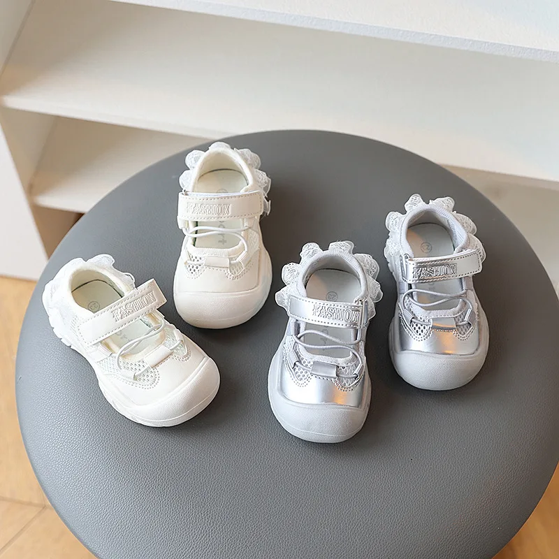 

Fashion Girls Shoes Summer New Kids Sports Shoe Soft Soled Girls Sandals Anti Slip Child Mary Jane Shoes Simple Girl Casual Shoe