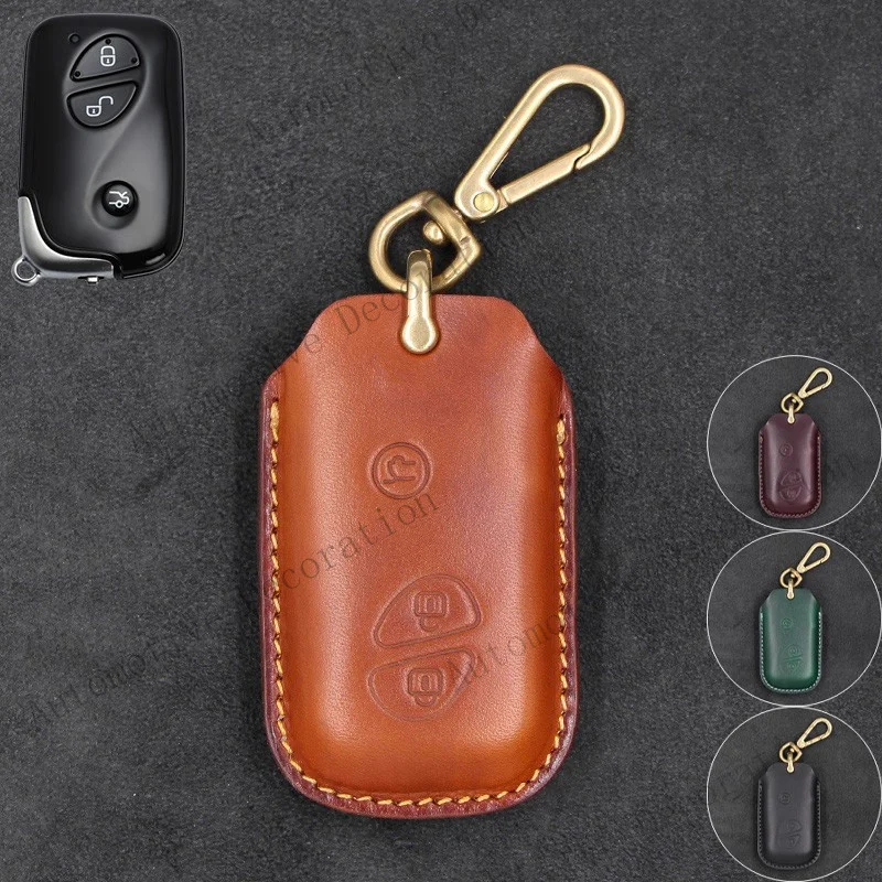Z+ Genuine Leather Car Remote Key Fob Case Cover For Lexus ES350 CT200h IS F IS250
