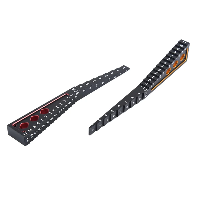 Metal For 1/10 Rc Touring Car& Drift Car Compatible 2 In 1 Ride Height& Droop Gauge Ruler