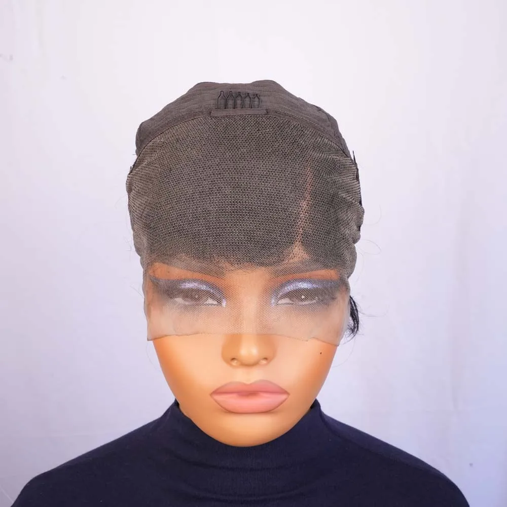 عابث قطع شعر مستعار 13X4 أمامي إصبع المحيط موجة شعر مستعار شعر الإنسان للنساء السود ارتفع صافي غطاء شعر مستعار عابث ريمي قصيرة قطع باروكة من شعر طبيعي