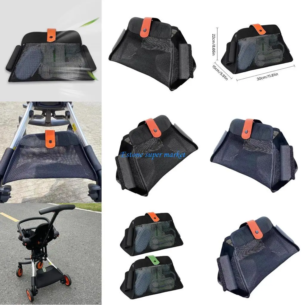 

090B Multifunctional Baby Strollers Accessory Oversized Organizers Bag Basket