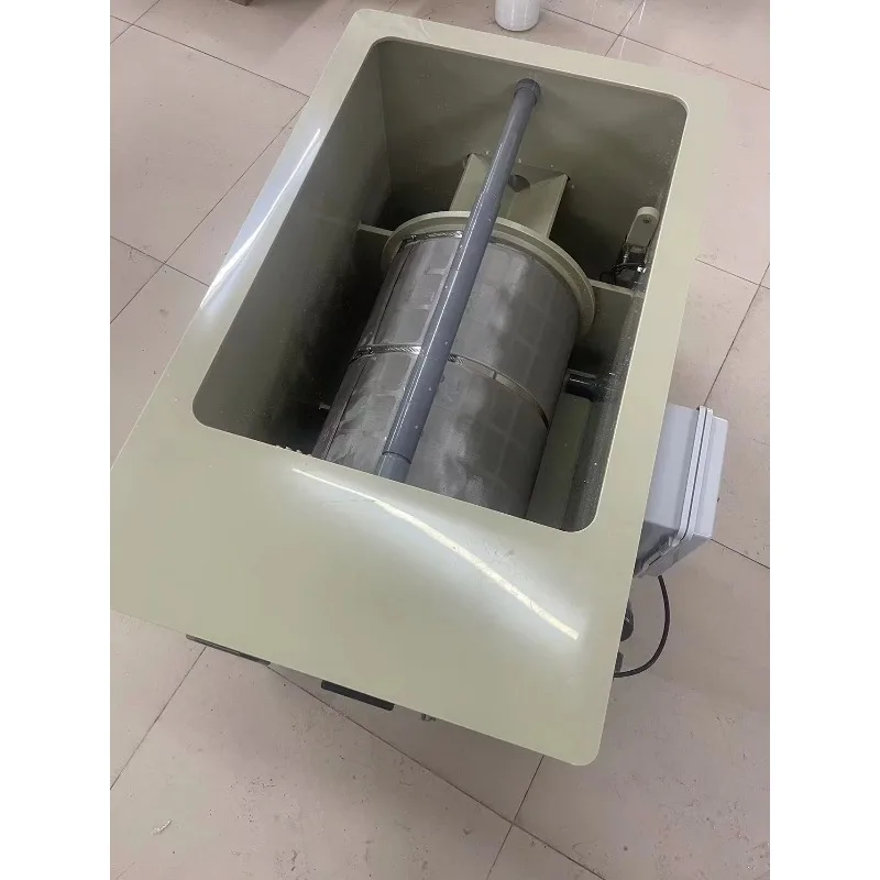 อุปกรณ์กรองน้ำแบบถังหมุนสำหรับการเพาะเลี้ยงสัตว์น้ำและการบำบัดน้ำในฟาร์มปลา ขายดีในปี 2025