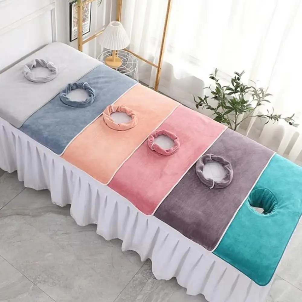 Thickened Massage Face Towel Soft Breathable Beauty Salon Towel Reusable Comfortable Headrest Pads Personal Care