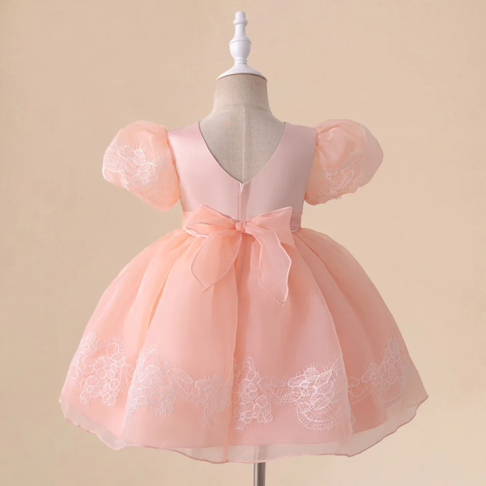 Charlotte 6M-4 Years Baby Toddler Puff Sleeves Sequined Pagenat Dress Baby Graduation Ceremony Birthday Party  Photography Dress