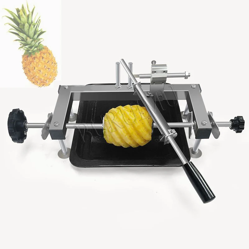 High Efficiency Manual 304 Stainless Steel Pineapple Skin Peeling Machine Pineapple Pitting Machine