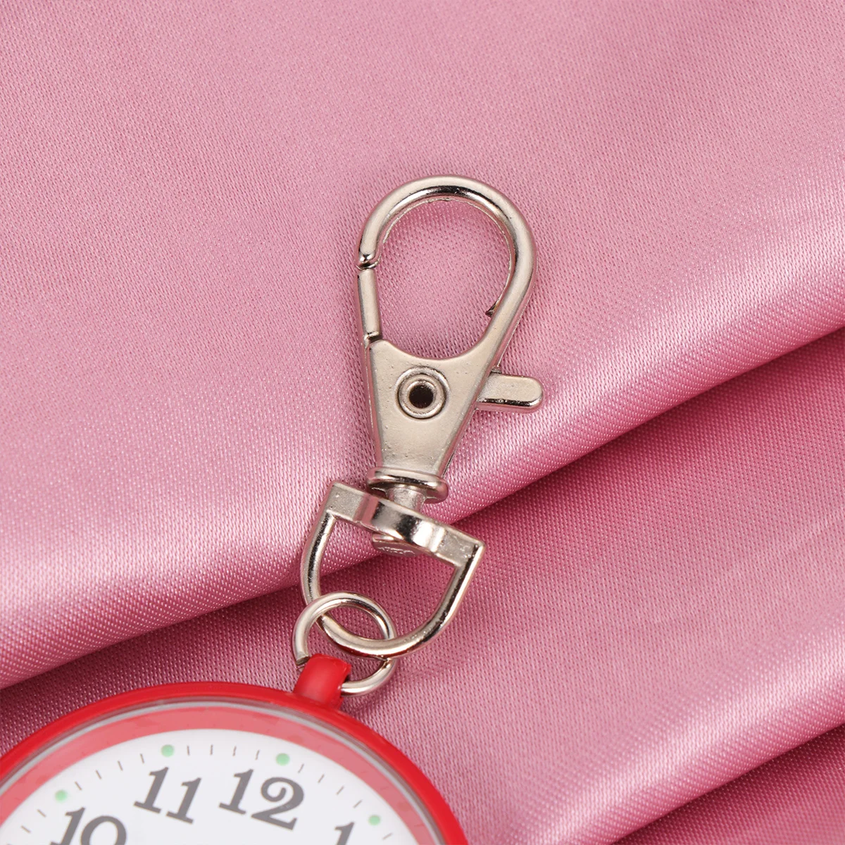 

Red Vintage Pocket Watch Pendant Necklace Hanging Watch Retro Style Gift for Men Women Daily Chain Necklace