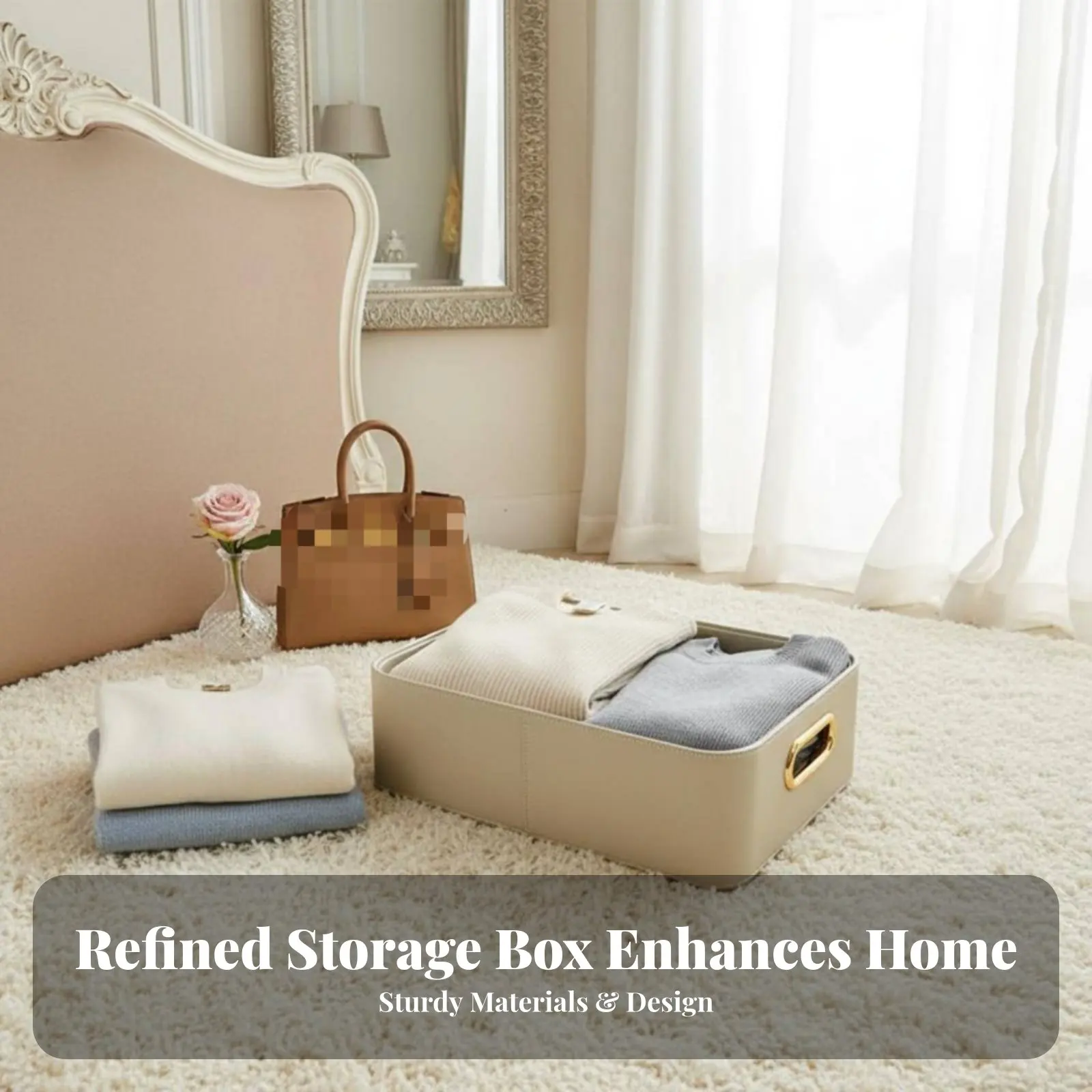 

Выдвижной ящик для хранения с прозрачной панелью, экономящий пространство, для взрослых, родителей, спальни