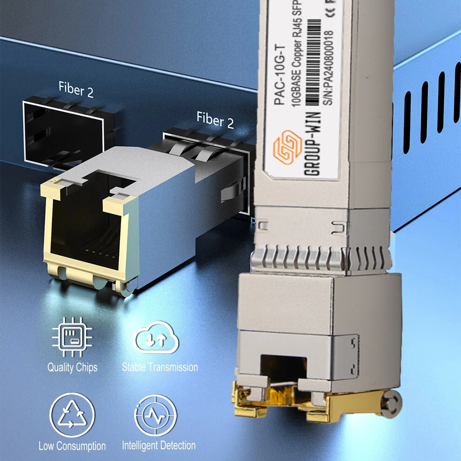 10G SFP + إلى RJ45، SFP +-T، 10GBase-T، 30M، 10G Copper SFP لوحدة Cisco Mikrotik، TP-Link، Zyxel/HORACO/Unifi Switch Copper #1