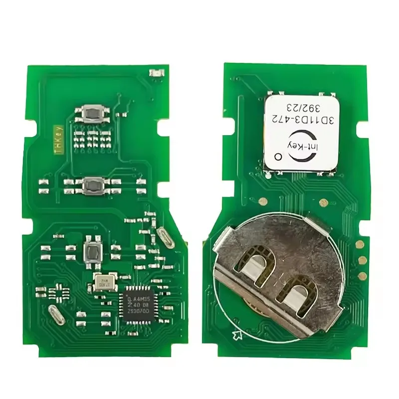 KEYECU for Toyota Yaris 2020 B3H2K2R Smart Key 2 Buttons 433.58/434.42MHZ 4A NCF29A1M HITAG AES Chip