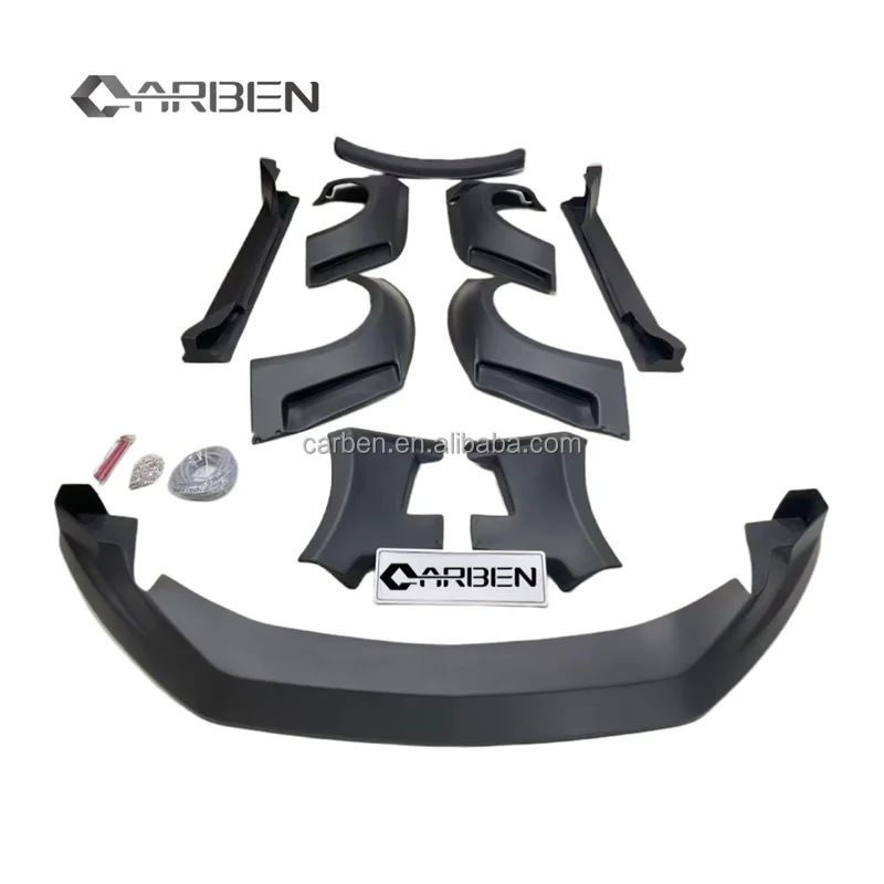

Wide Body Kit for Ford Mustang 18-23 Ford Mustang Upgrade CD Style Wide Body Fender Front Lip Rear Lip Side Skirt Tail