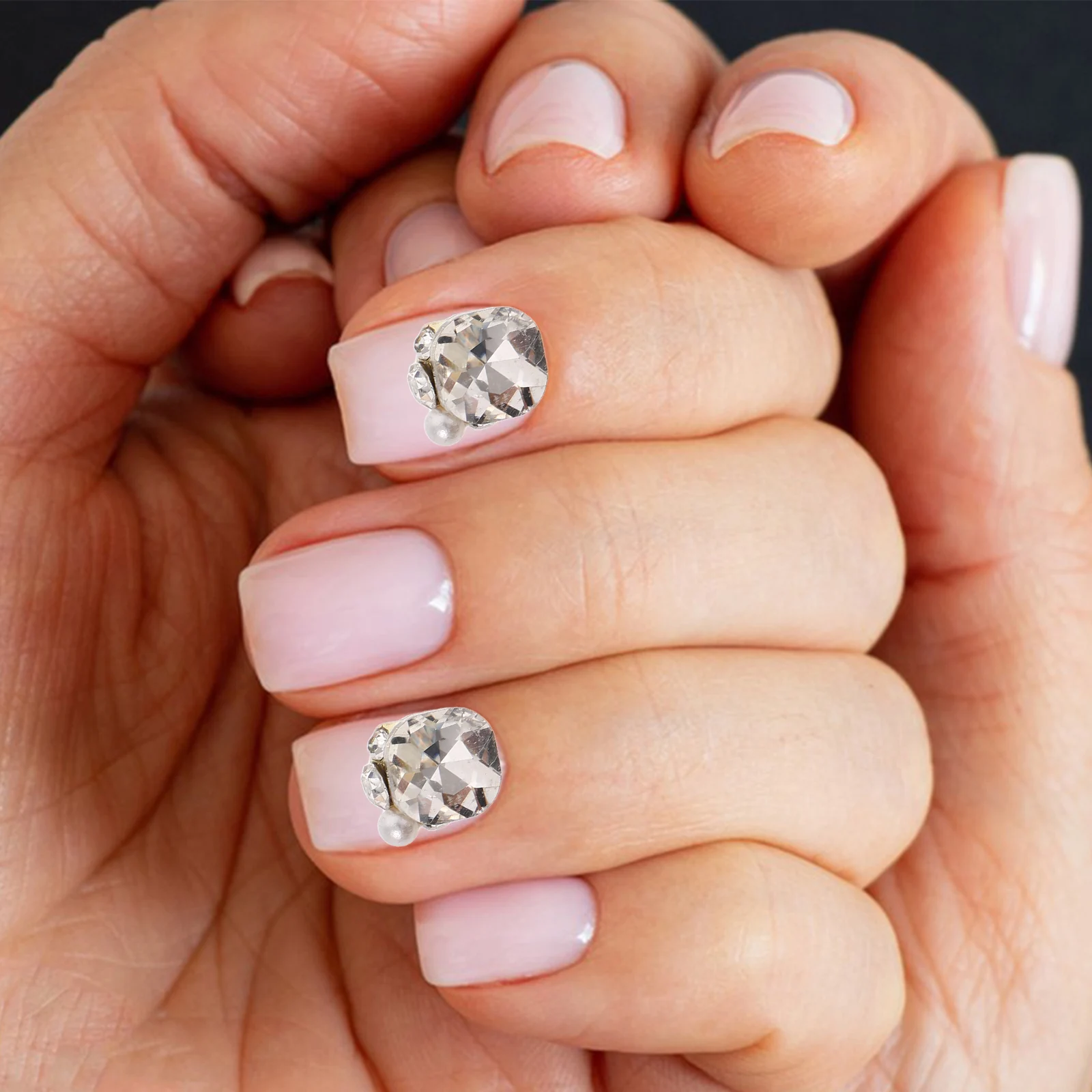 

48pcs Rhinestones Transparent Flatback Diy Art Decorations Wedding Party Daily Use Glass Rhinestones For Crafting Small Jewelry