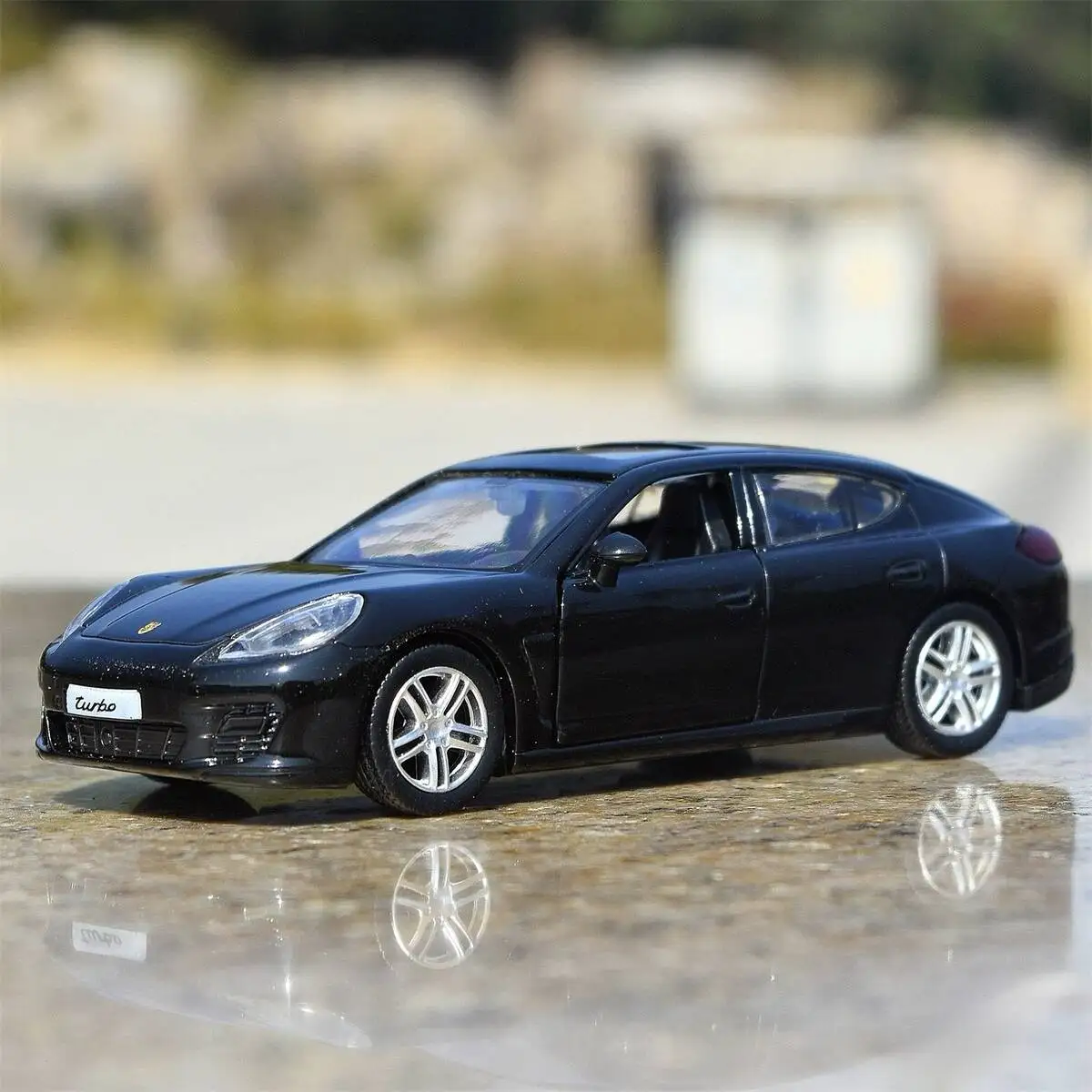 

Porsche Panamera Turbo Coupe, имитация литья под давлением и игрушечный автомобиль, откатный автомобиль RMZ city 1:36, модель автомобиля из сплава, подарки для детей
