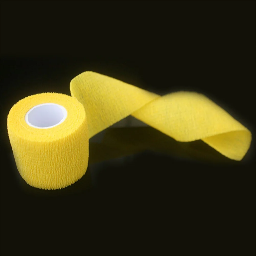 

3 рулона эластичных самоклеящихся бинтов, одноразовые прочные поддерживающие обертывания, аксессуары для татуировок, одноразовые