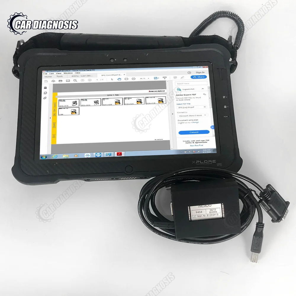 Forklift Truck Auto Diagnostic Tool For JUDIT 4 Jungheinrich Judit Box Incado with Xplore tablet