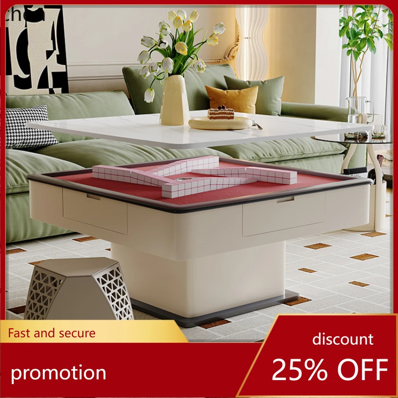 

HT lifting electric mahjong table tea multi-functional dining table coffee table mahjong machine integrated