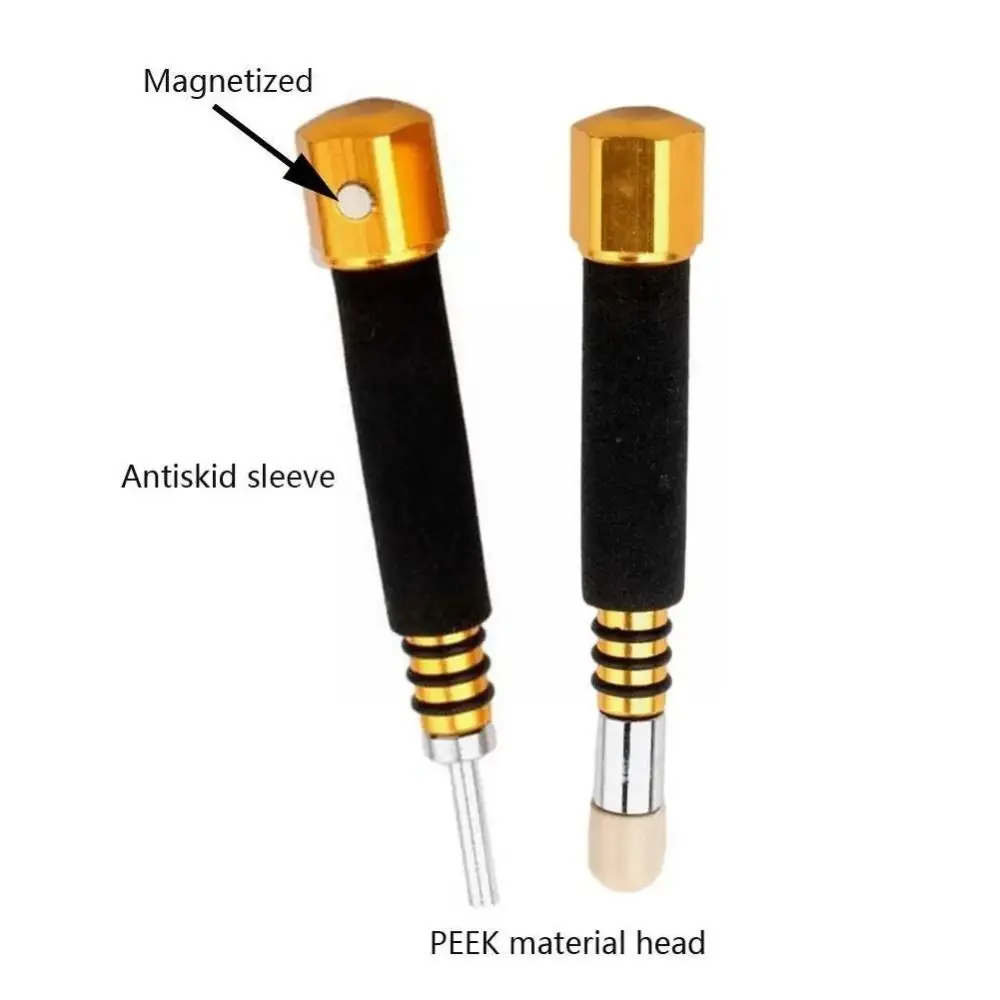 

4Pcs New Anti-Slip Car Body Dent Repair Tool Paintless Aluminum Alloy Grip Dent Repair Tool Detachable Tip Scratch Free Tool