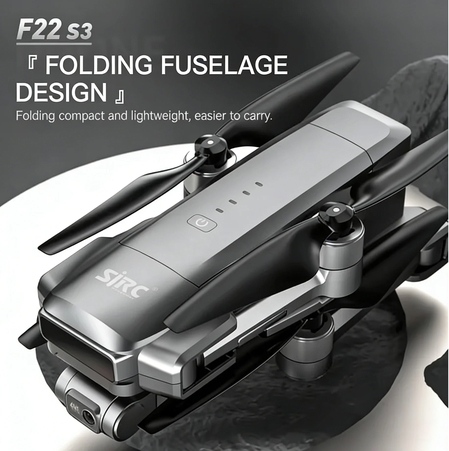 SJRC F22S3Pro Foldable GPS Drone with 4KHD Camera 3‑Axis Gimbal EIS Brushless Motor 5G WiFi FPV RC Quadcopter for Kids Beginners view 6