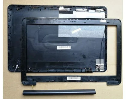 Novo laptop para asus x554 f554 k554 x554l f554l capa base de plástico/moldura frontal lcd/capa de dobradiça lcd